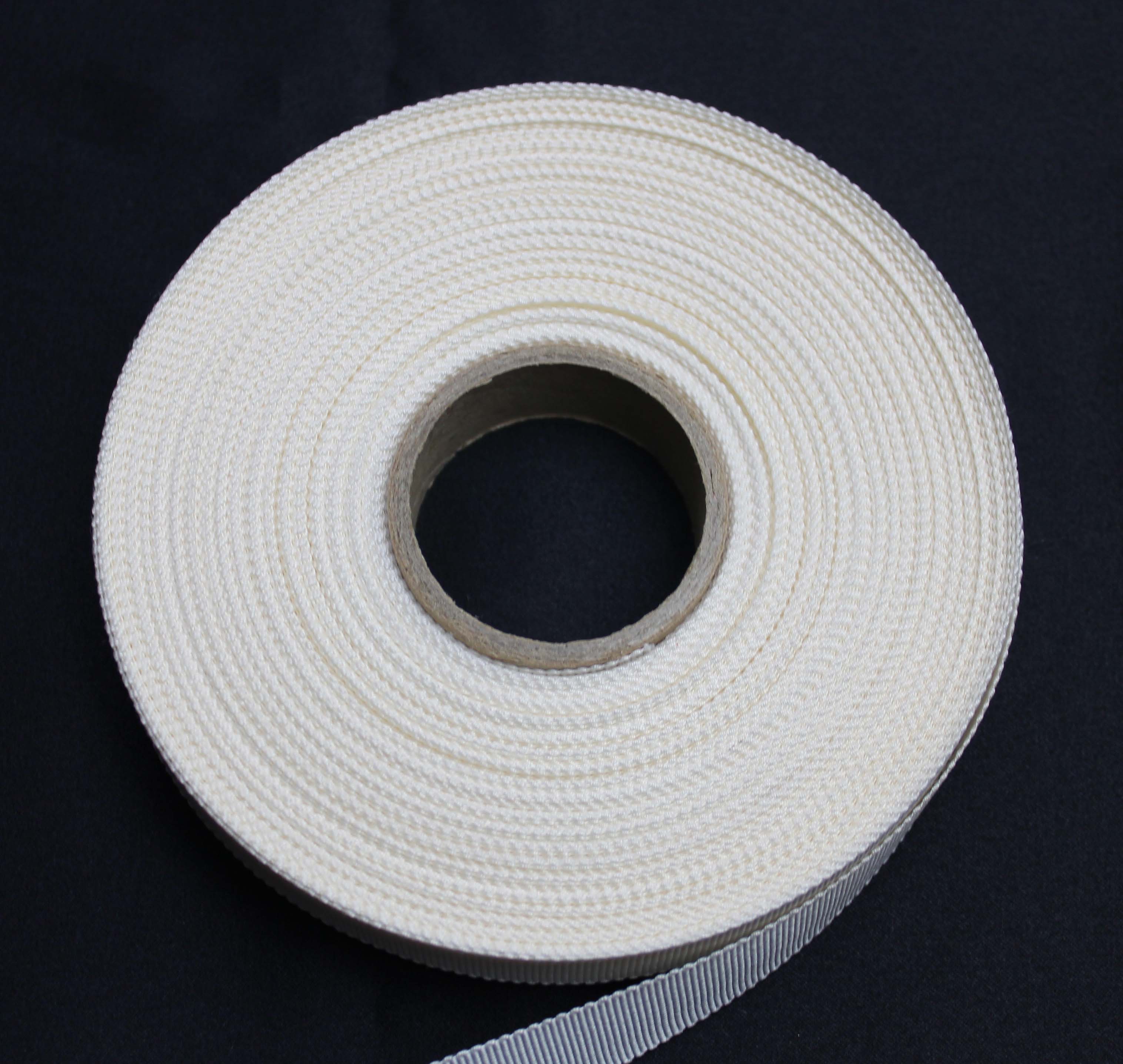 MILLINERY PETERSHAM - 15mm - SWISS WHITE